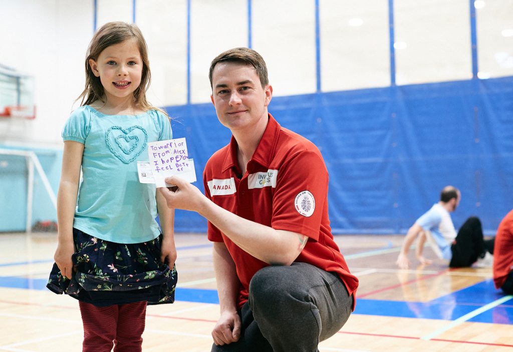 A heartfelt donation to Team Canada Invictus