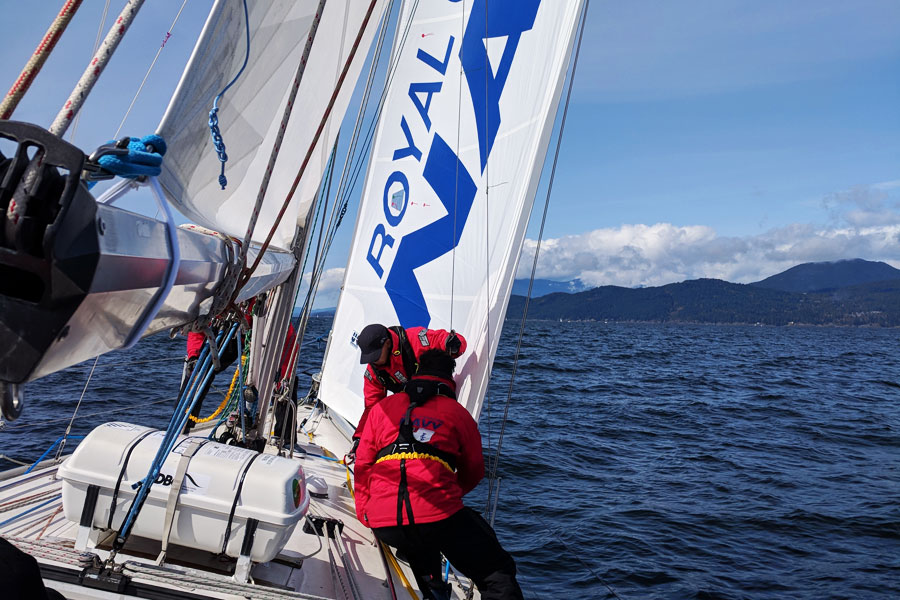 Sail training vessel prepares for Swiftsure