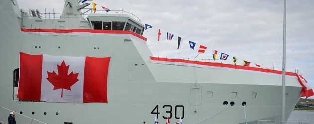 First Arctic Offshore Patrol Vessel named