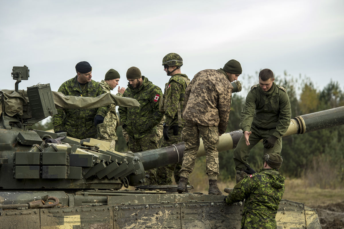 Canadian Armed Forces members have been involved with building up the capacity of their Ukranian counterparts on Operation Unifier since January 2015.