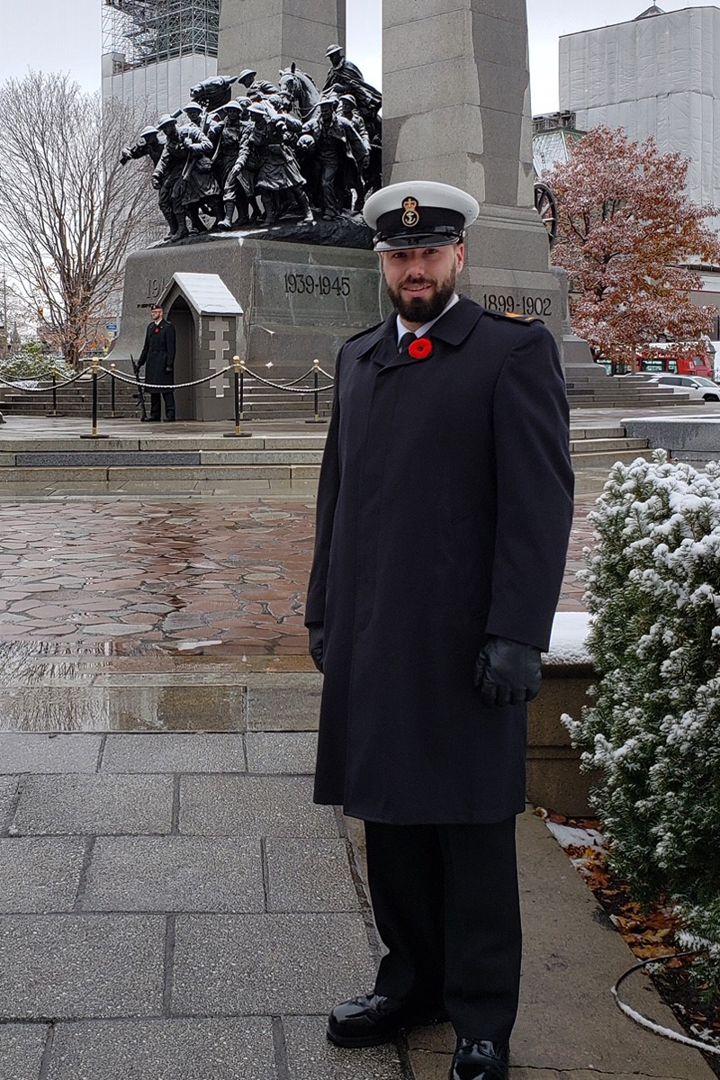 Master Seaman Dany Nadeau. Photo credit: MCpl Levarre McDonald