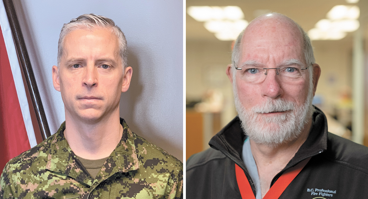 Left: Major Philip Dawe  |  Right: Dr. Ross Brown