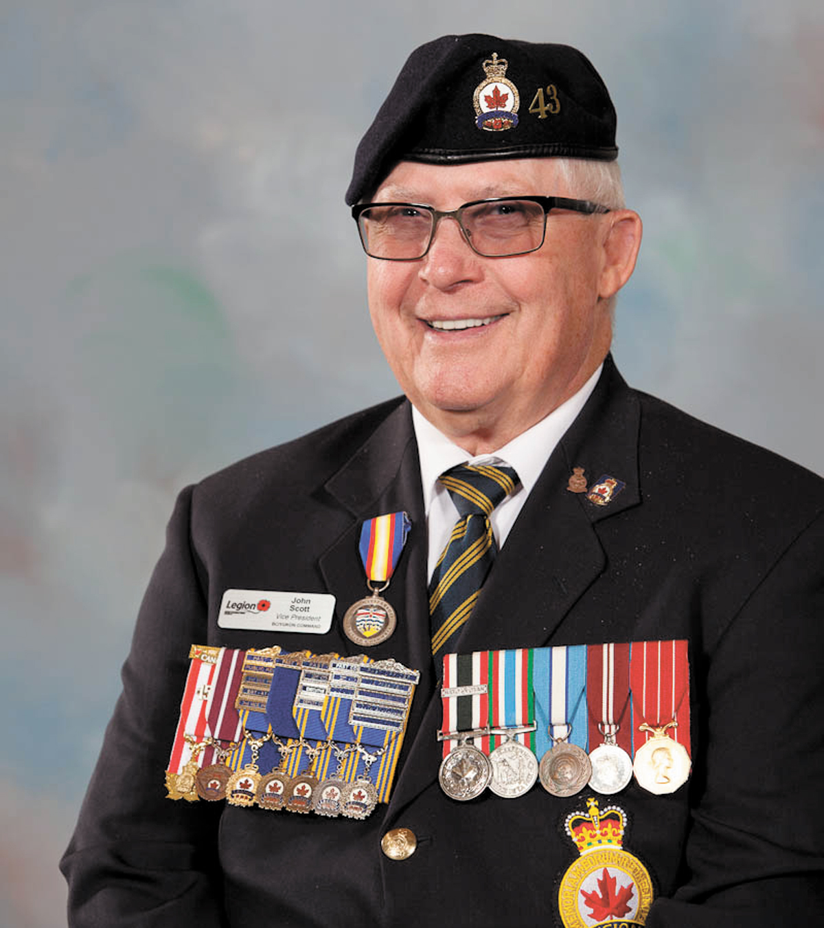 Royal Canadian Legion BC/Yukon Vice President, MCpl (Retired) John Scott