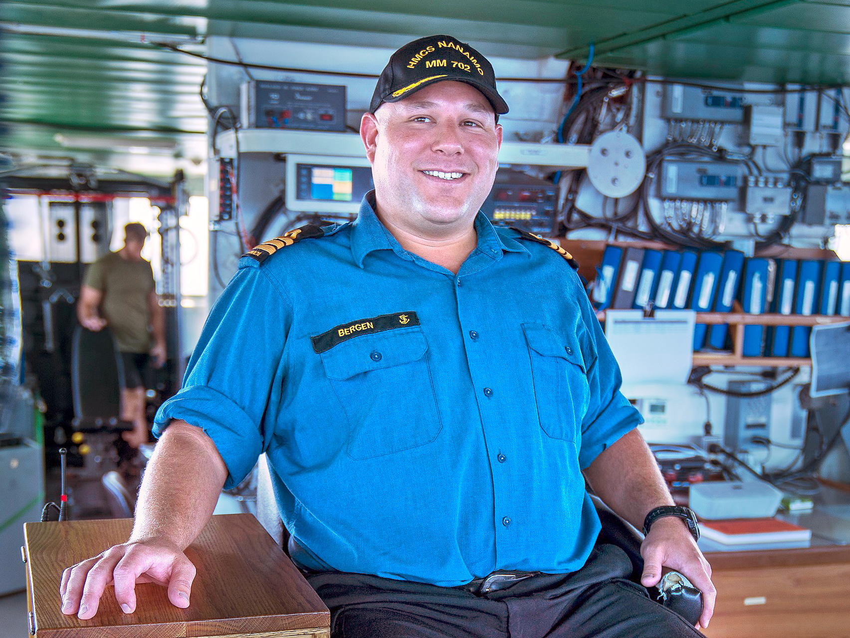Commander Jason Bergen, Commanding Officer of HMCS Nanaimo. Photo by Patrick Fisher.