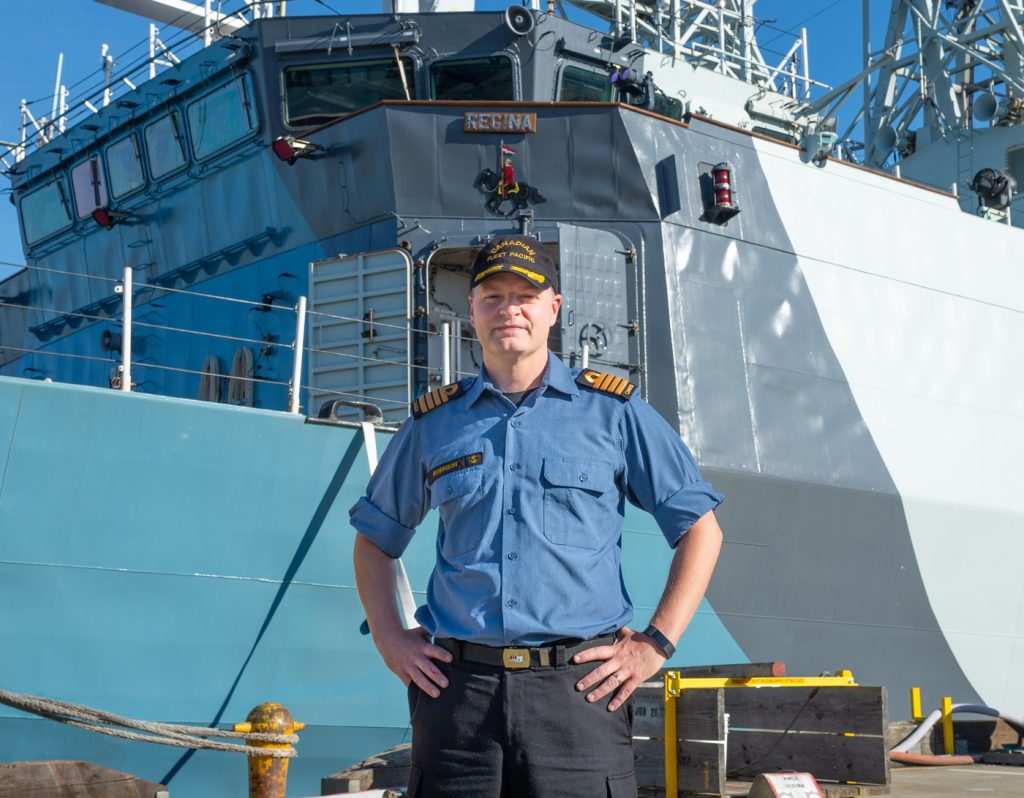 Captain(Navy) Scott Robinson, Deputy Commander Canadian Fleet Pacific, is the Task Group Commander for Task Group Exercise 21-01