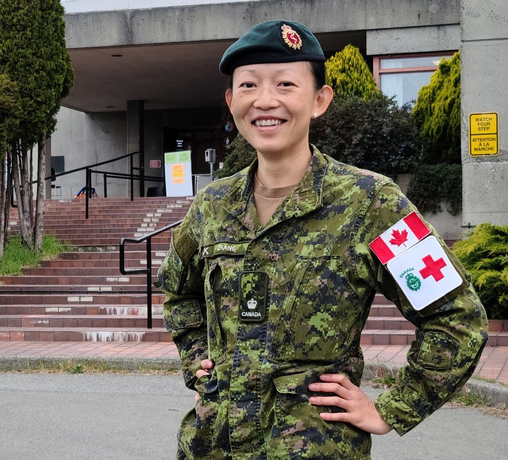 Major Lili Zhang is the new Base Surgeon taking over from Lieutenant Commander Ian Kirby. Photo by A/SLt Pellerin/PAO