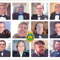 HMCS Malahat holds first-ever Virtual Training Mess Dinner