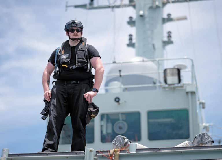 Life of a boatswain deployed in the eastern Pacific Ocean Pacific