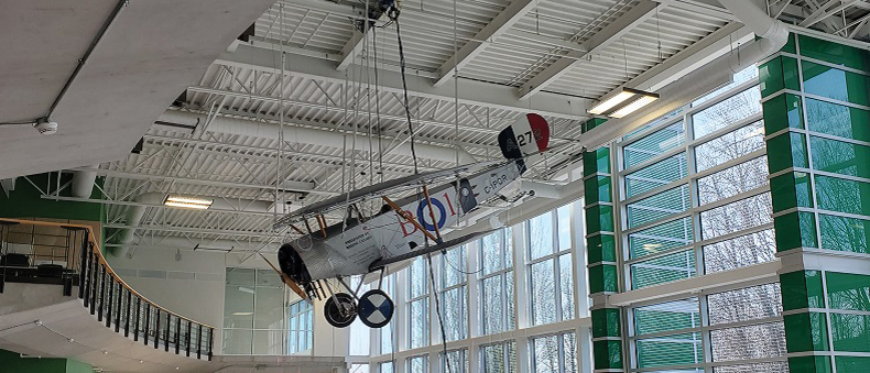 This 7/8 scale replica of the Nieuport XI, located at Canadian Forces Base Trenton.