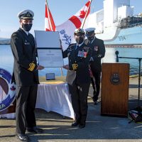 HMCS Regina Unit Commendation Ceremony