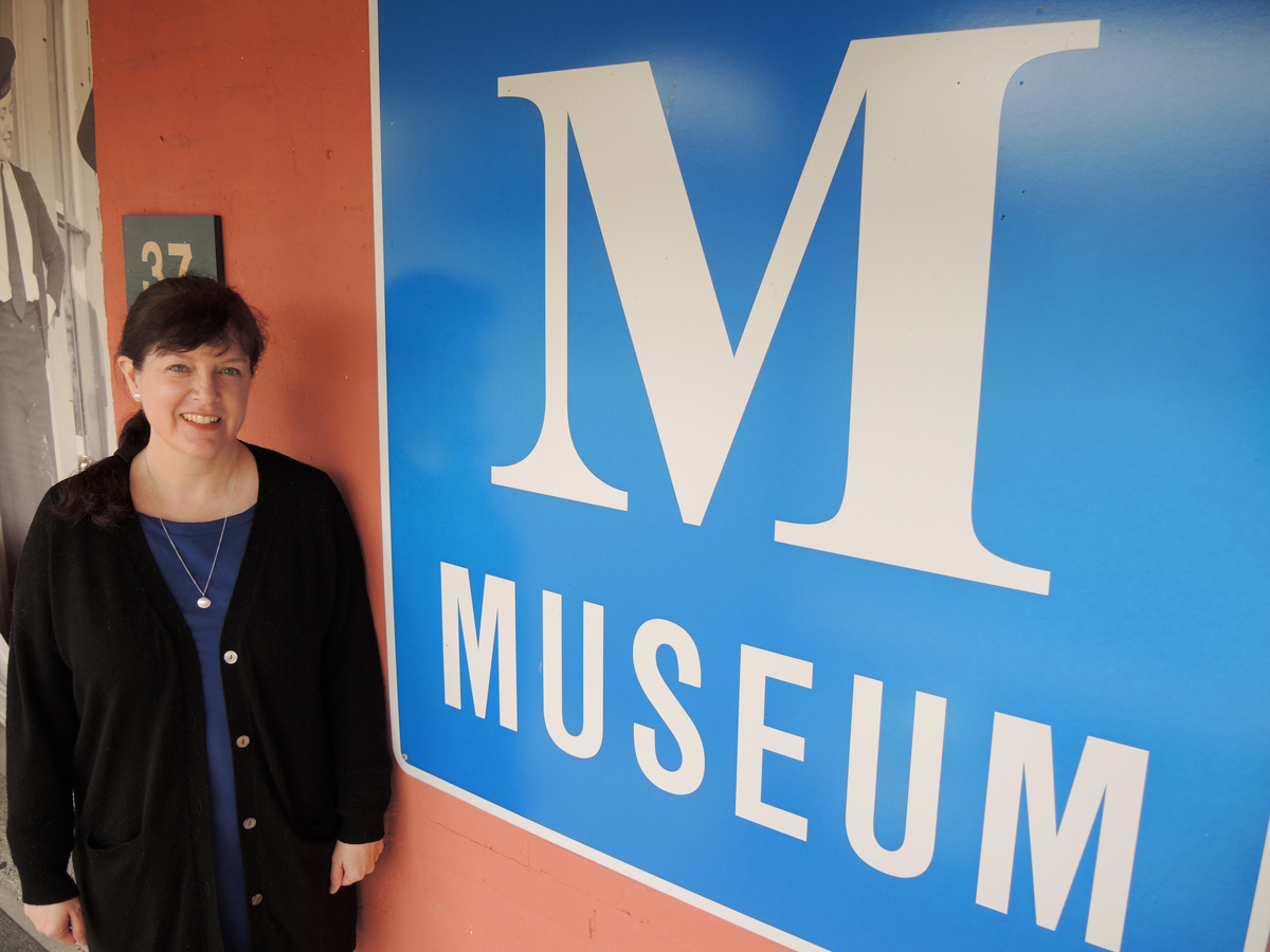 Newly hired Museum Curator Tatiana Robinson.