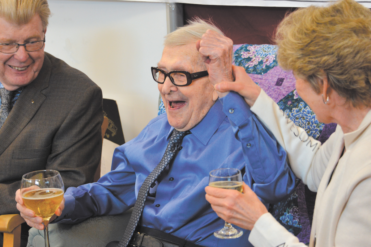 Albert Middleton turns 108.