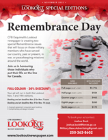 Remembrance Day Rate Sheet