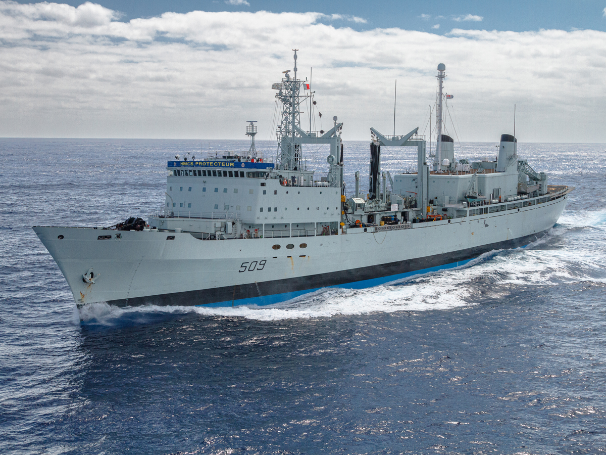 HMCS Protecteur. Photo: Jonathon Wade Kehler