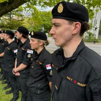 Première cérémonie de la bataille de l’Atlantique pour les jeunes membres du NCSM <em>Malahat</em>