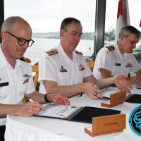 Changement de commandement du groupe d’entraînement naval